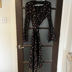 ModCloth Truth from my Red Lips Midi dress